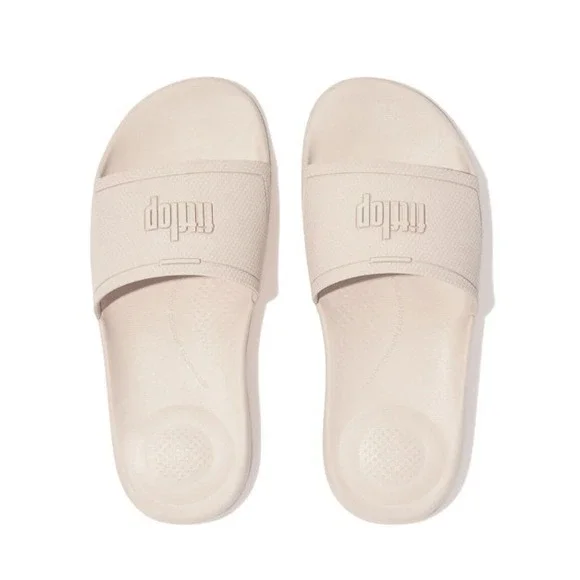 fitflop® Women's 6 iQUSHION™ Slides in Rose Foam - Picture 4 of 5